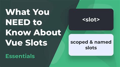 vue template slot.